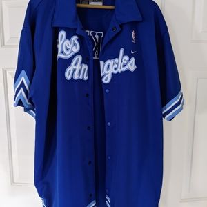 NIKE NBA AUTHENTICS LA MINNEAPOLIS MPLS LA LAKERS SHOOTING WARM-UP SHIRT KOBE